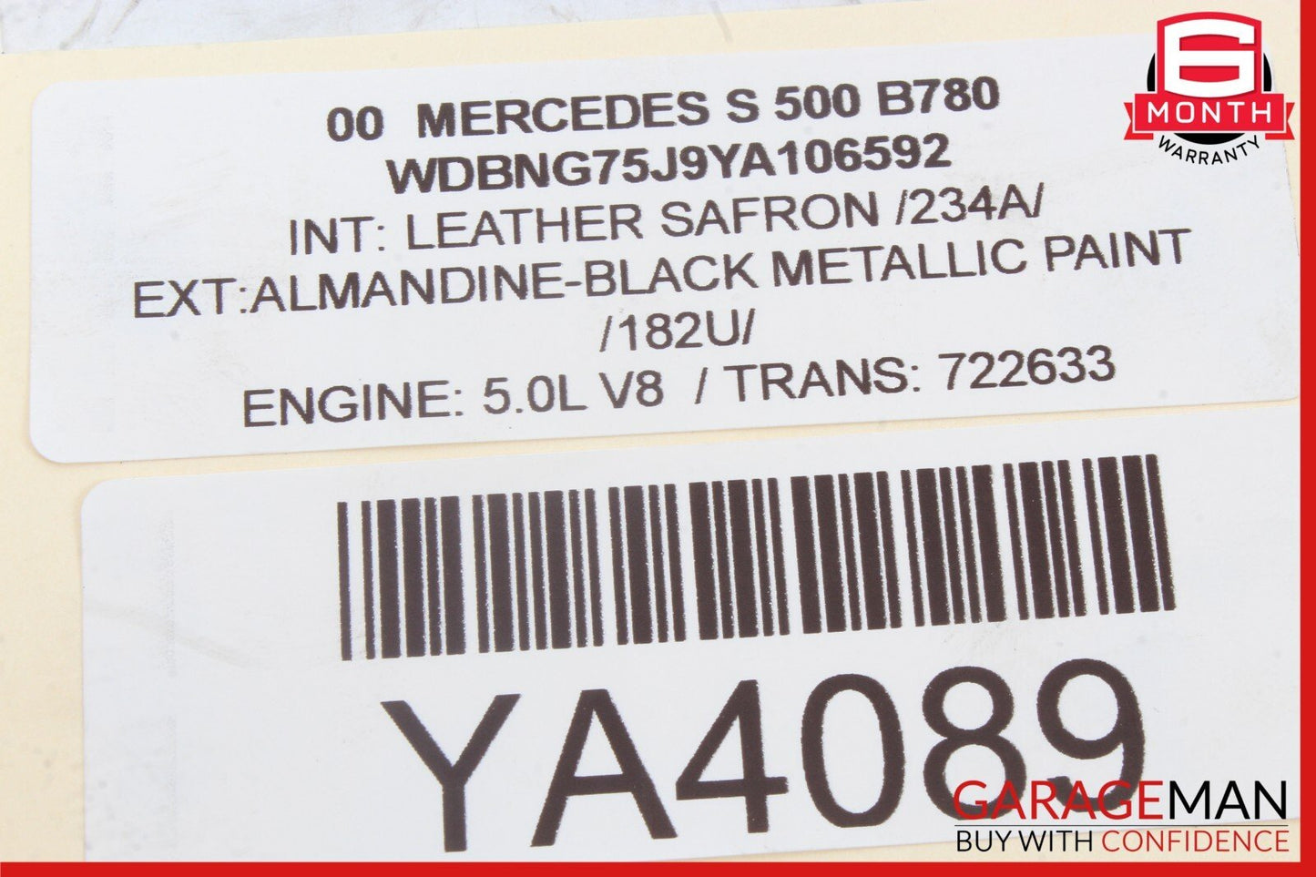 00-02 Mercedes W220 S500 E55 AMG Telephone Phone Computer Control Module OEM