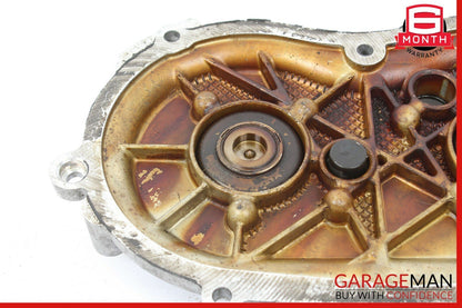 06-10 Mercedes W221 S550 Front Left Engine Timing Chain Cover Plate OEM