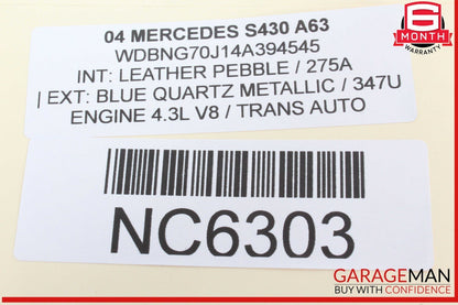 00-13 Mercedes W220 S430 E350 S500 Engine Throttle Valve Body 1131410125 OEM