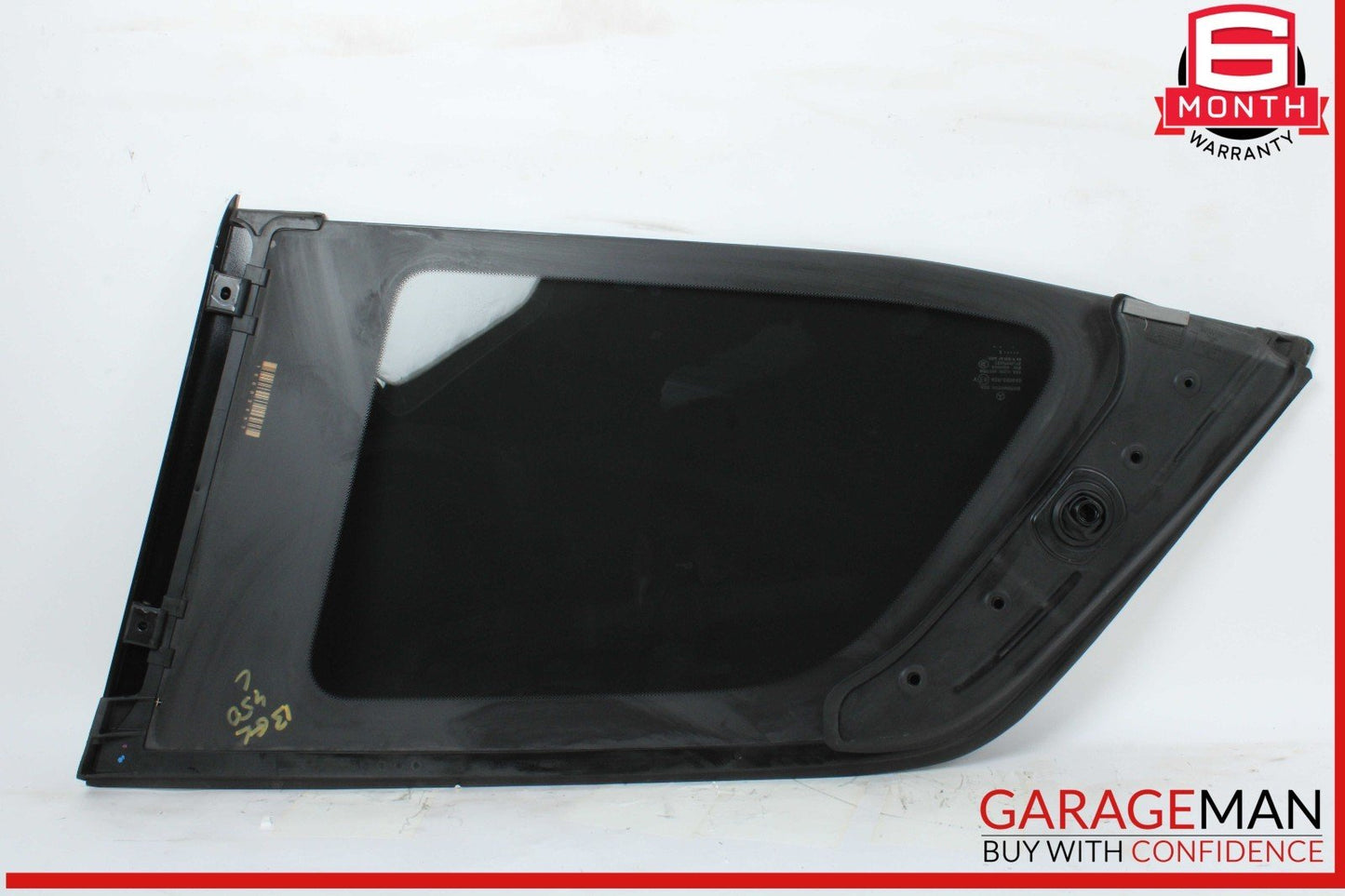13-19 Mercedes X166 GL450 GLS550 Rear Left Side Quarter Window Glass Trim Assy