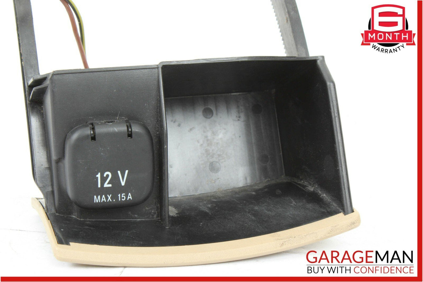 03-09 Mercedes W211 E350 Rear Center Console Ashtray Compartment Lighter Brown
