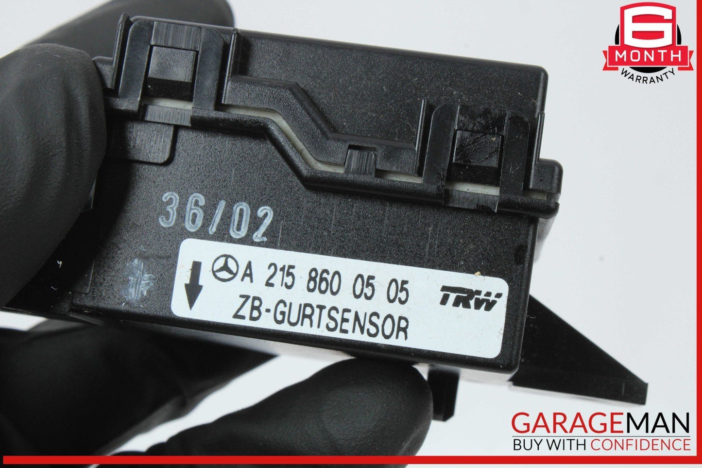 00-13 Mercedes R230 SL500 Seat Belt Seatbelt Tension Sensor 2158600505 OEM