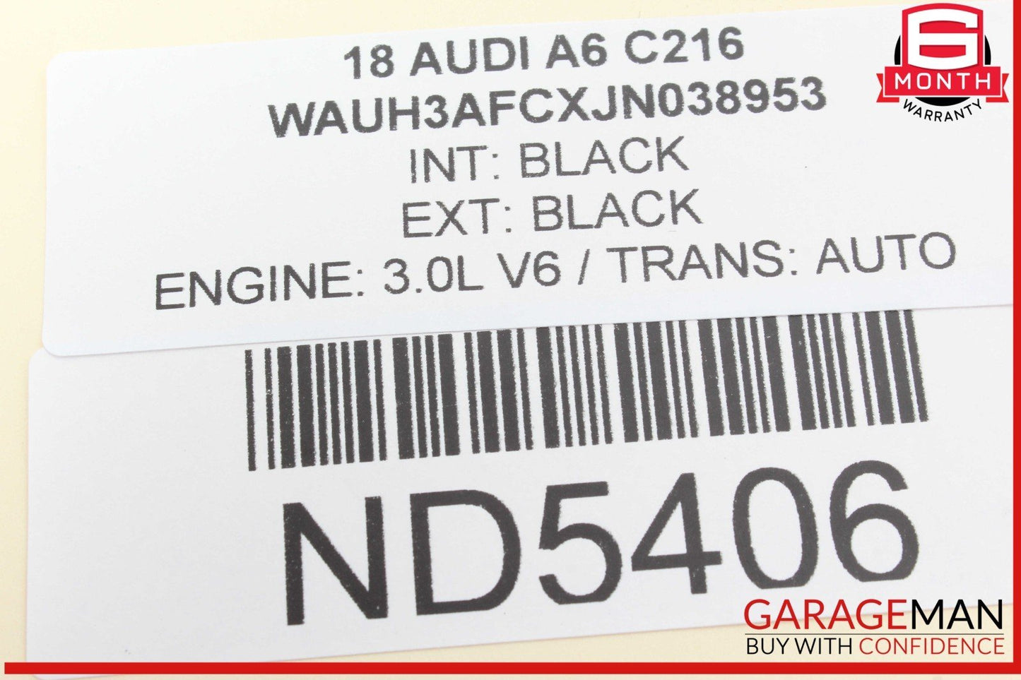 12-18 Audi A6 A7 Rear Trunk Lid Tailgate Lock Latch Actuator 4H0827505A OEM
