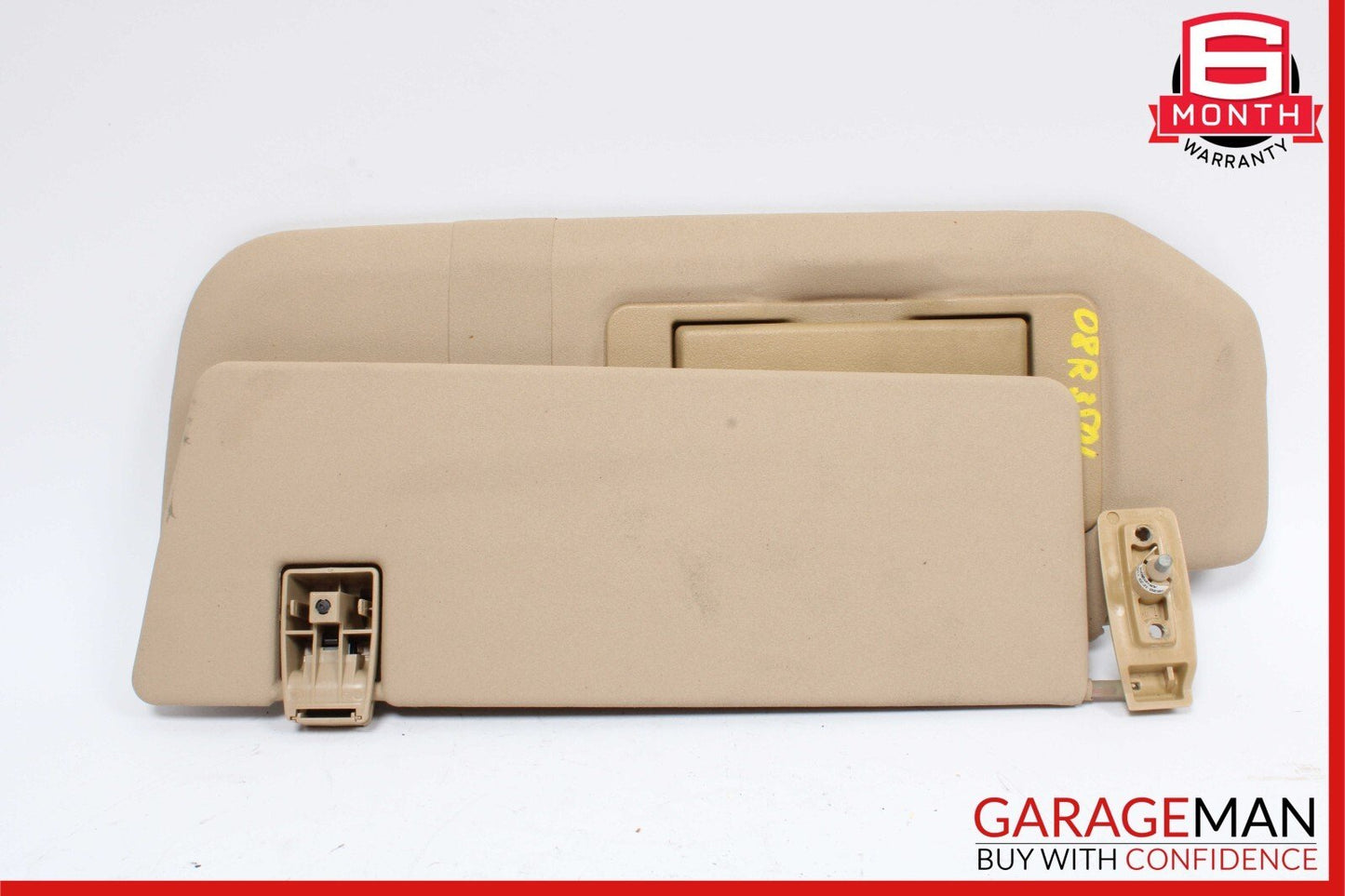 06-08 Mercedes W251 R350 R500 Sunvisor Sun Visor Shade Cover Left Driver OEM
