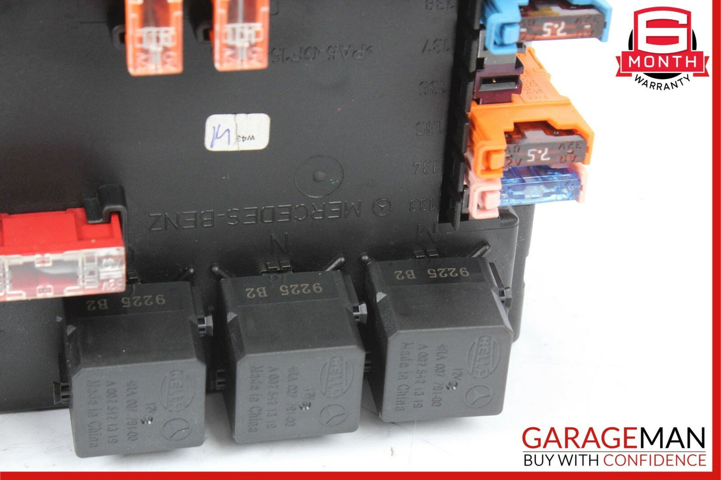 10-13 Mercedes W221 S400 S550 S63 AMG Rear Sam Fuse Relay Box Control Module