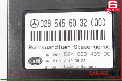 04-06 Mercedes W211 E320 4MATIC Rear Tailgate Control Module Unit 0295456032 OEM