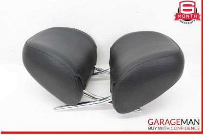 13-17 Audi Q5 A5 Front Left and Front Right Side Head Rest Headrest Black OEM