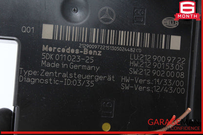 10-18 Mercedes W218 CLS550 E250 Rear SAM Fuse Box Relay Control Module OEM