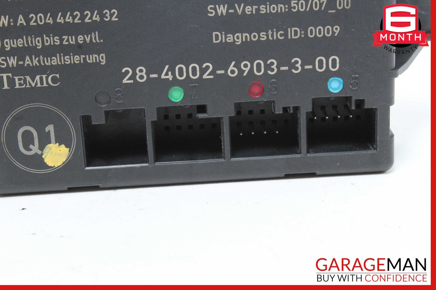 08-18 Mercedes W204 C300 CLS550 GLK350 Rear Left Side Door Control Module OEM