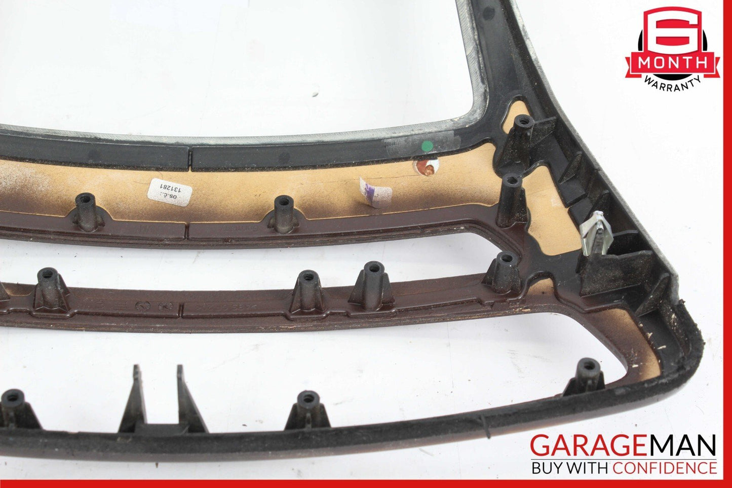 07-14 Mercedes W216 CL550 Center Console Comand Unit Radio Bezel Trim Wood OEM