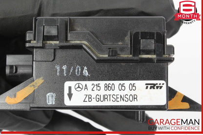 00-13 Mercedes R230 SL500 Seat Belt Seatbelt Tension Sensor 2158600505 OEM