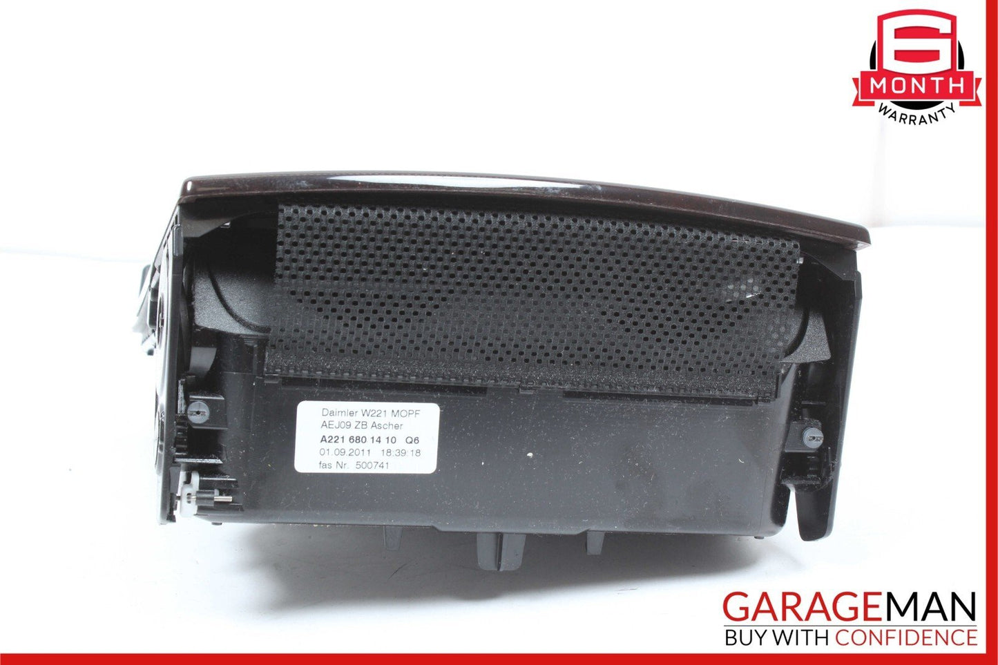 10-13 Mercedes W221 S550 S400 Ash Tray Ashtray Lighter Cup Holder Trim Wood OEM