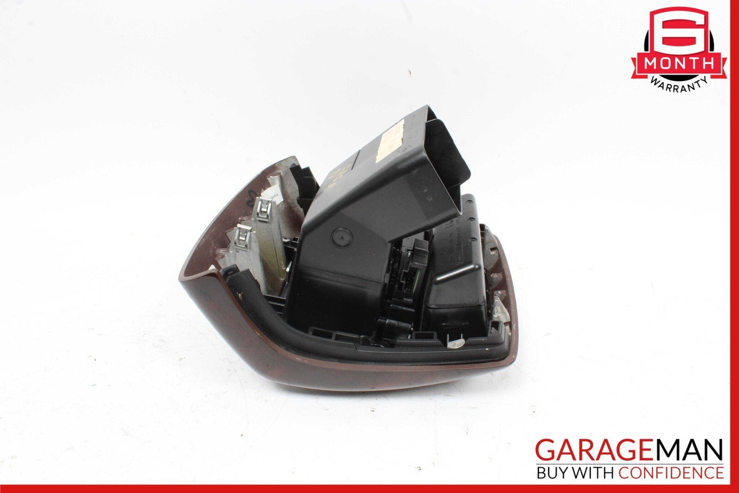 07-13 Mercedes W221 S550 S400 Rear Center Console A/C Air Vent Trim Bezel Wood