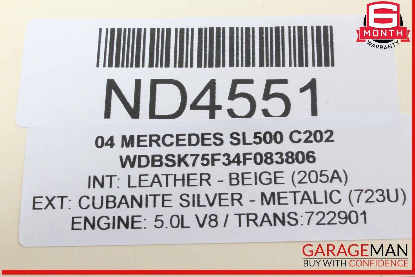 03-08 Mercedes R230 SL500 Keyless Key Less Antenna AMP Amplifier Bracket Holder