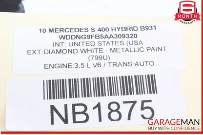 10-13 Mercedes W221 S400 Hybrid Rear Right or Left Door Loud Sound Speaker