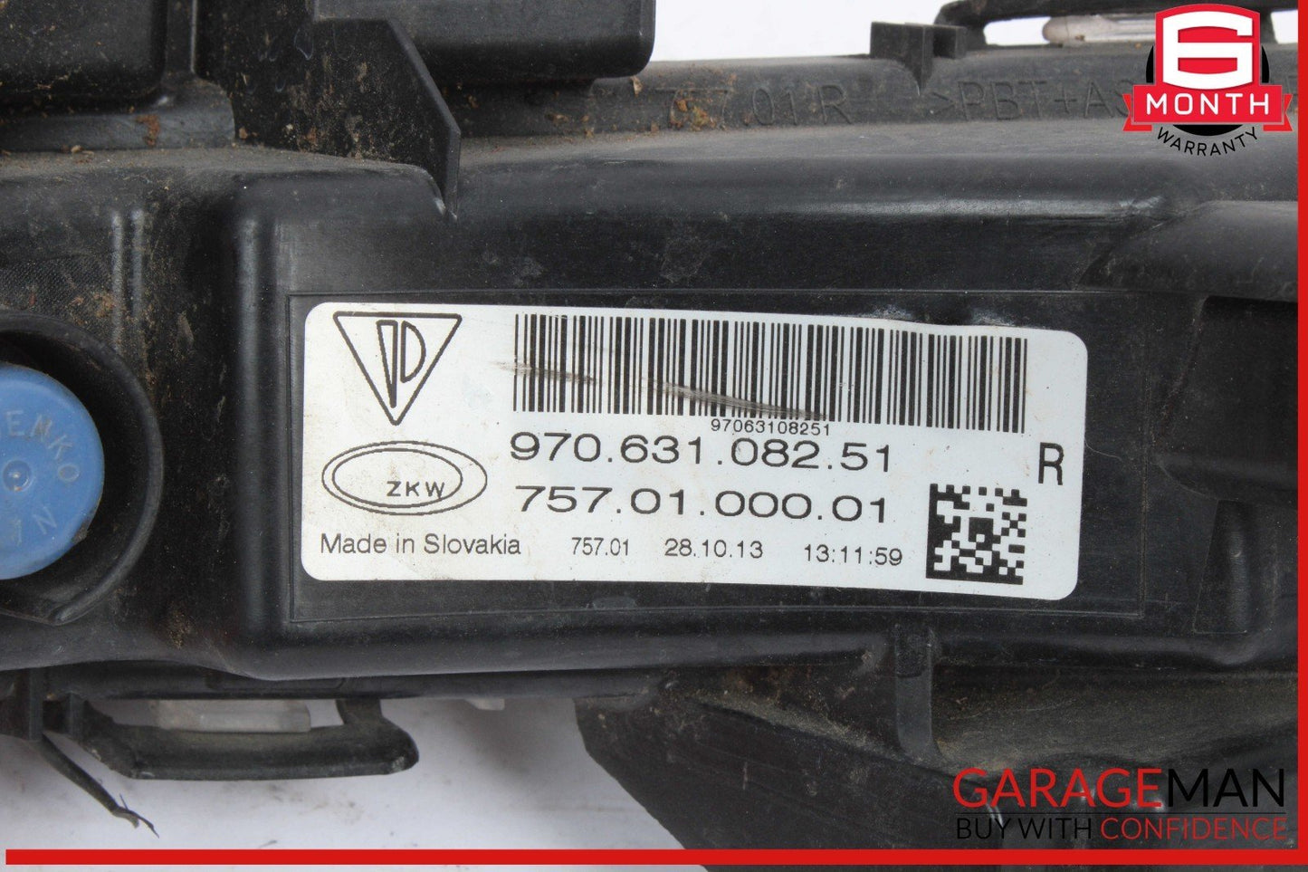 14-16 Porsche Panamera 970 E-Hybrid Front Right Daytime Running Fog Light OEM