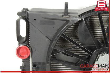 06-09 Mercedes W219 CLS500 Engine Cooling Radiator AC A/C Condenser Fan Assy