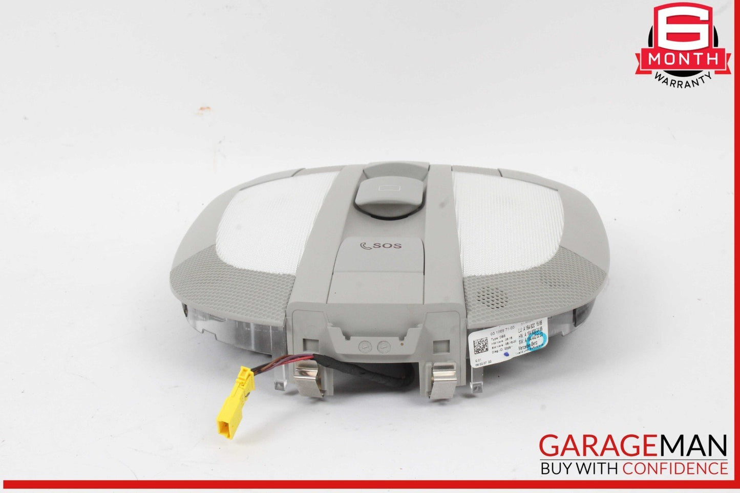 06-13 Mercedes X164 GL450 4MATIC Front Overhead Dome Light Lamp Gray OEM