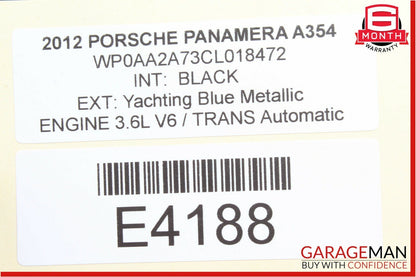 10-15 Porsche Panamera 970 Rear Right Passenger AC A/C Air Vent OEM