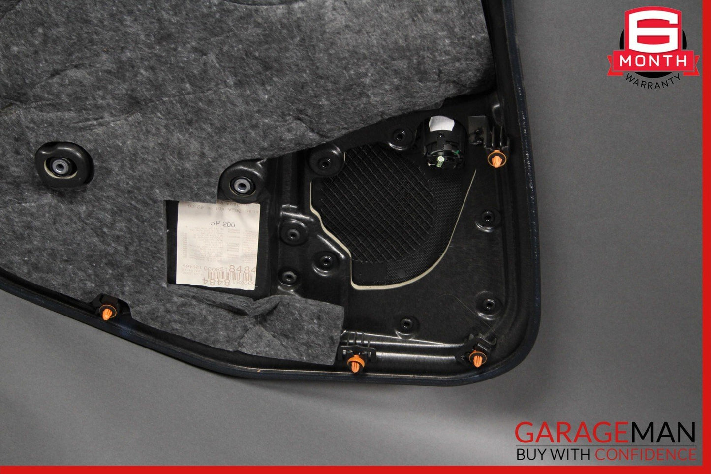 10-13 Mercedes W212 E350 E400 Rear Right Interior Door Panel Cover Anthracite
