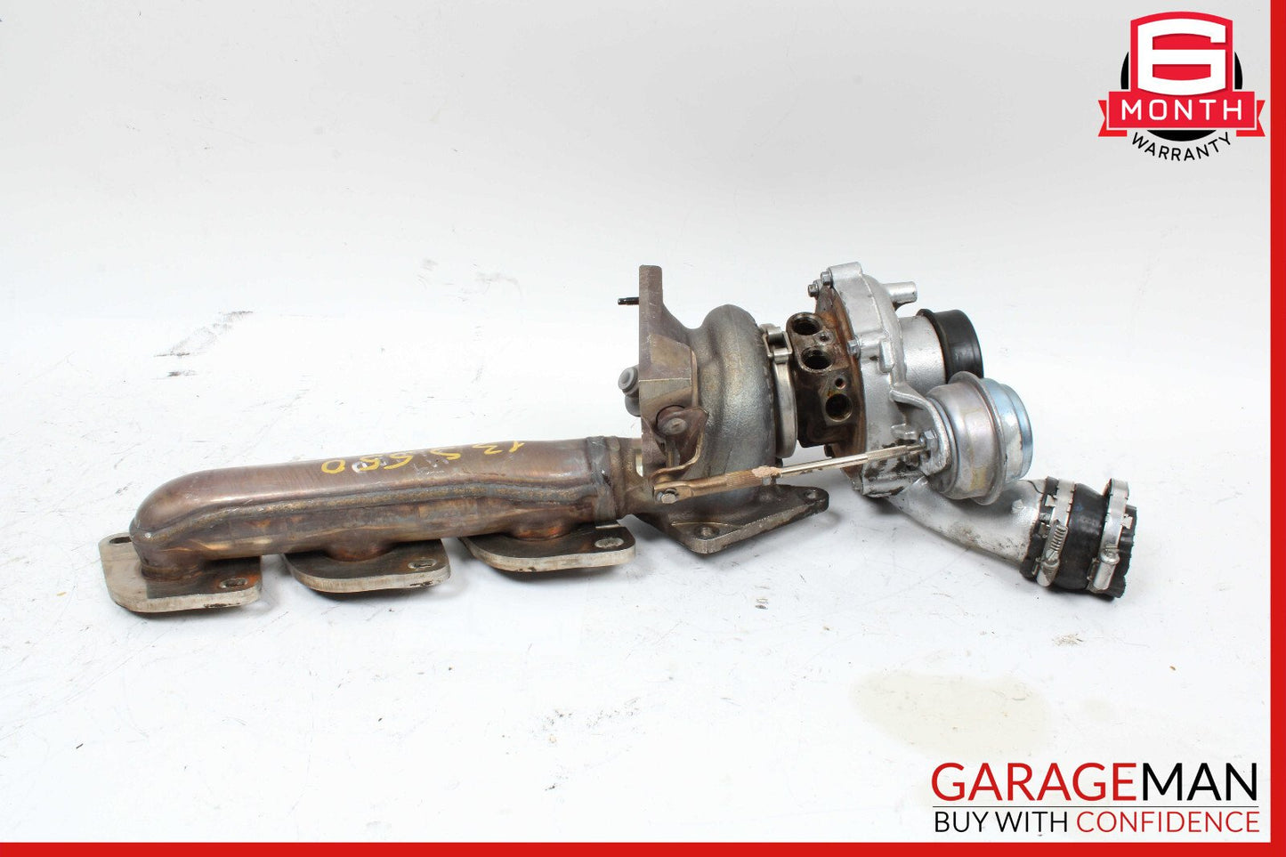 11-14 Mercedes W221 S550 Left Turbocharger Turbo Charger Manifold OEM