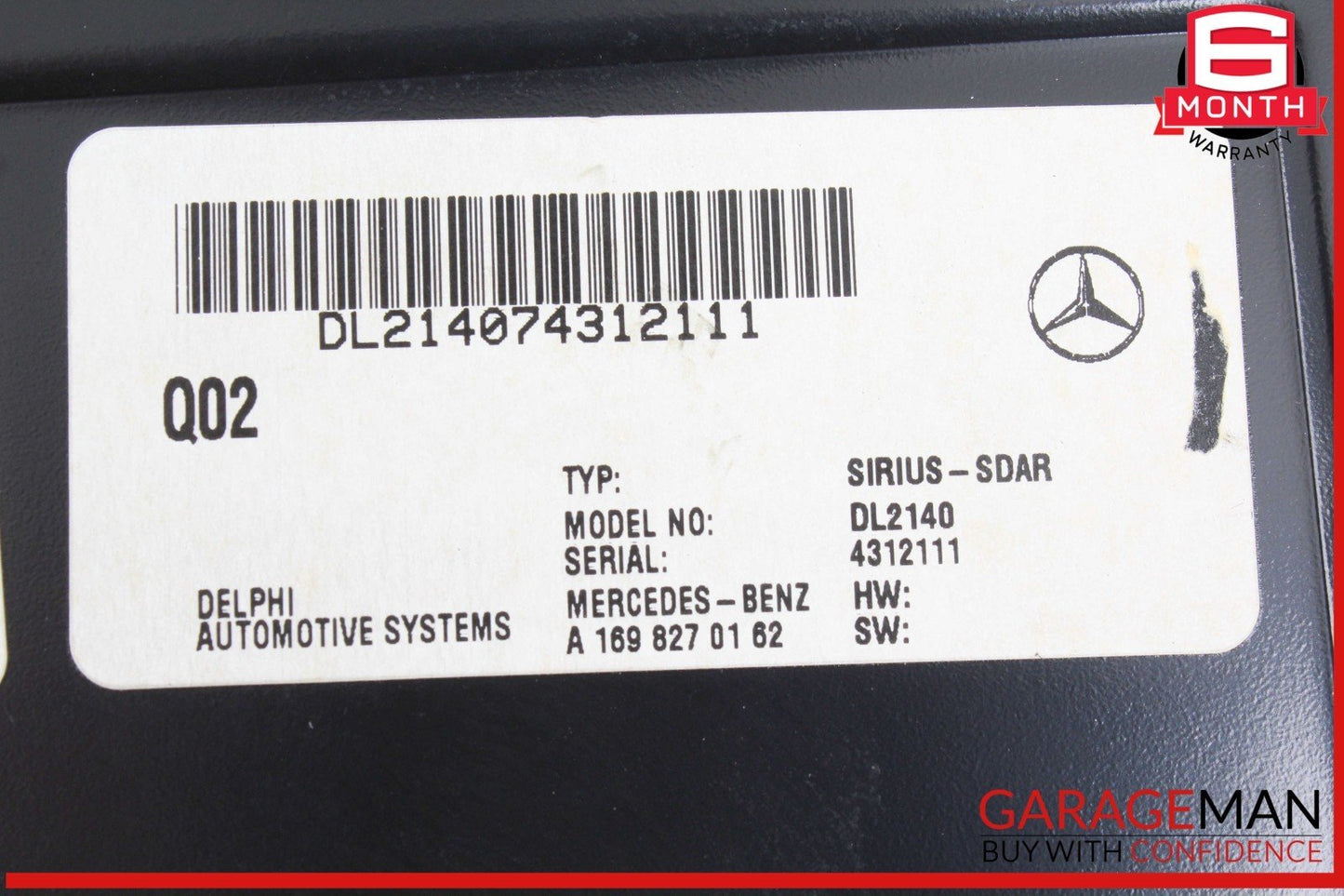 03-09 Mercedes W219 CLS550 R550 GL350 Sirius Satellite Radio Receiver Module OEM