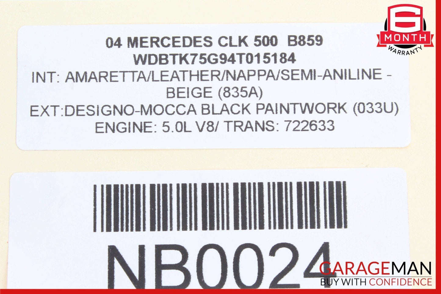 01-09 Mercedes W209 CLK500 SLK300 Rear Right or Left Lower Thrust Control Arm