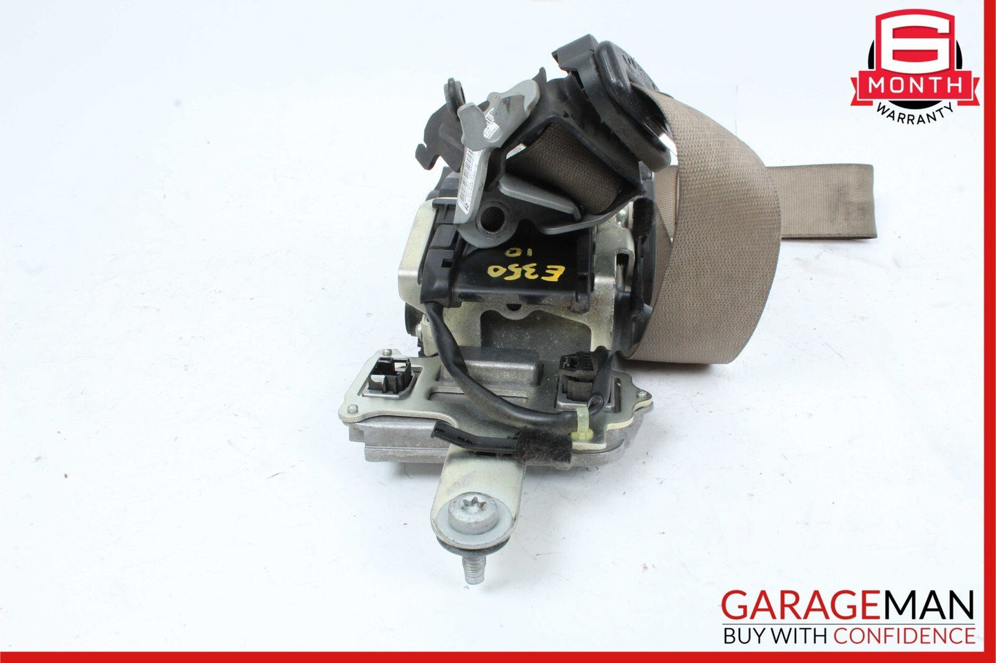 10-13 Mercedes W207 E350 E550 Coupe Front Right Side Seatbelt Seat Belt Beige
