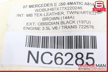03-09 Mercedes W211 E350 4MATIC Front Left Dashboard Dash Fuse Box 2115450301