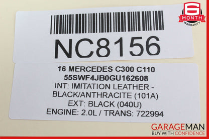 15-20 Mercedes W205 C300 Front Left Driver Side Radiator Core Support Bracket