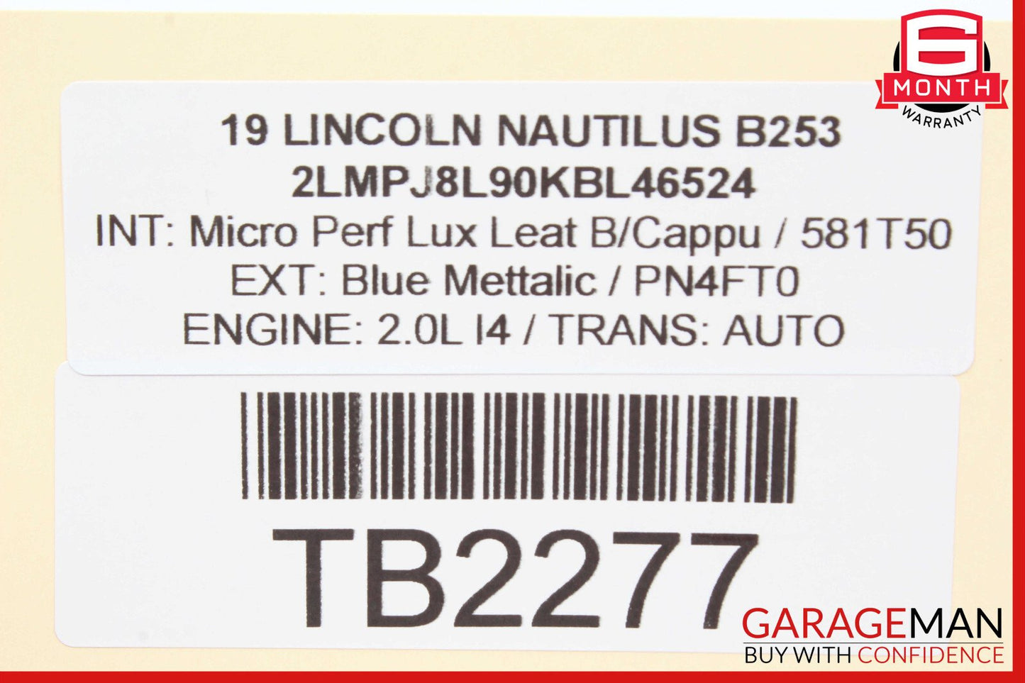 19-21 Lincoln Nautilus Antenna Module JR3T19K351 OEM