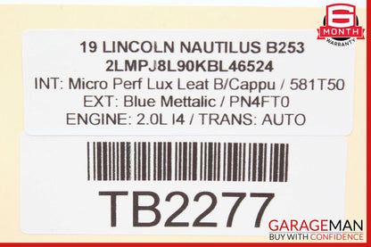 19-21 Lincoln Nautilus Antenna Module JR3T19K351 OEM