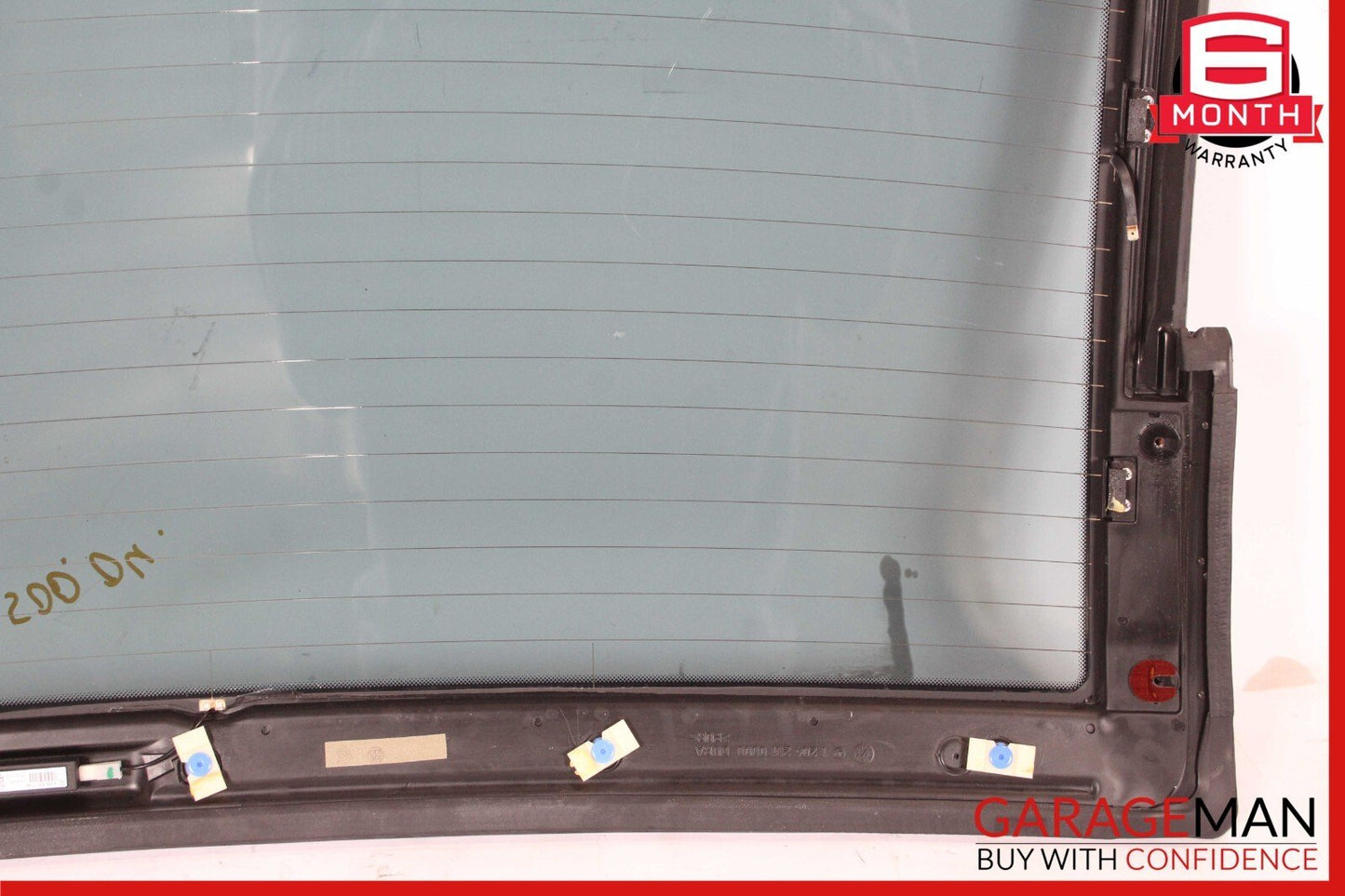 03-11 Mercedes R230 SL500 SL550 SL55 AMG Rear Back Windshield Window Glass Clear