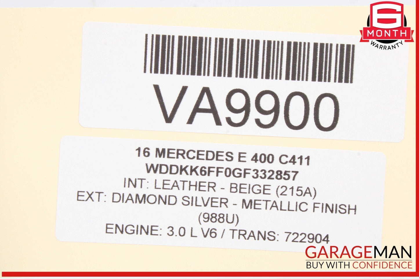 08-17 Mercedes W212 E400 Rear Left or Rear Right Side Lower Control Arm OEM