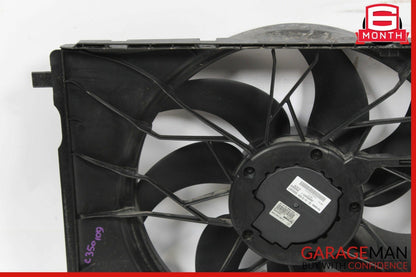 08-11 Mercedes W204 C300 C350 Engine Radiator Cooling Fan Motor Assembly OEM