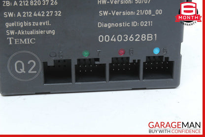 08-18 Mercedes W212 E350 SLK350 E400 Front Left Side Door Control Module OEM