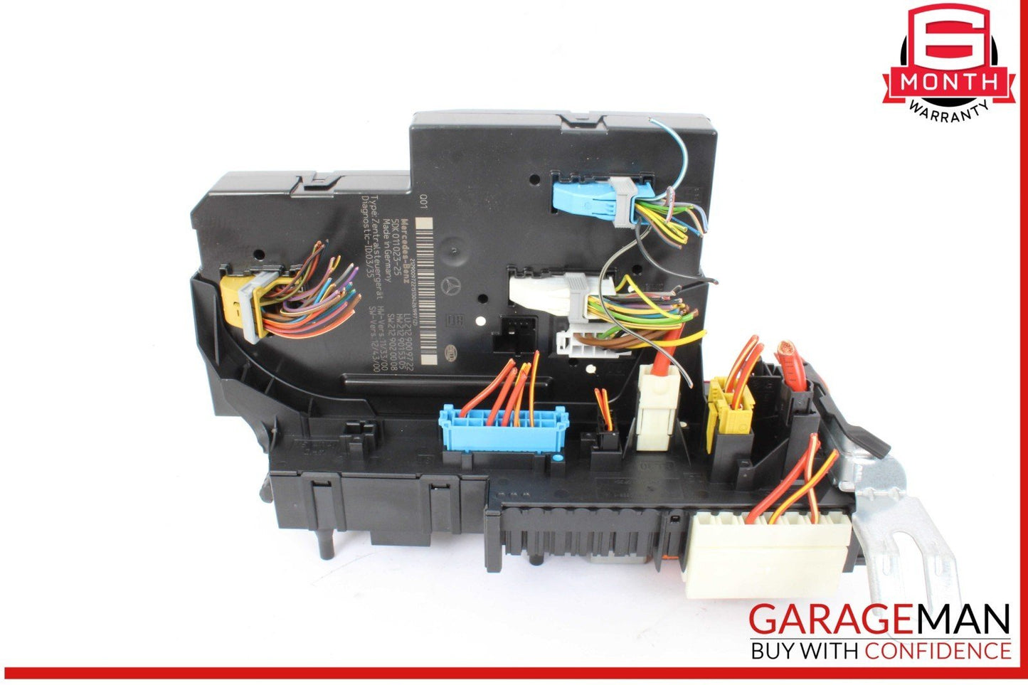 10-18 Mercedes W212 E350 E400 Rear SAM Fuse Box Relay Control 2129009722 OEM