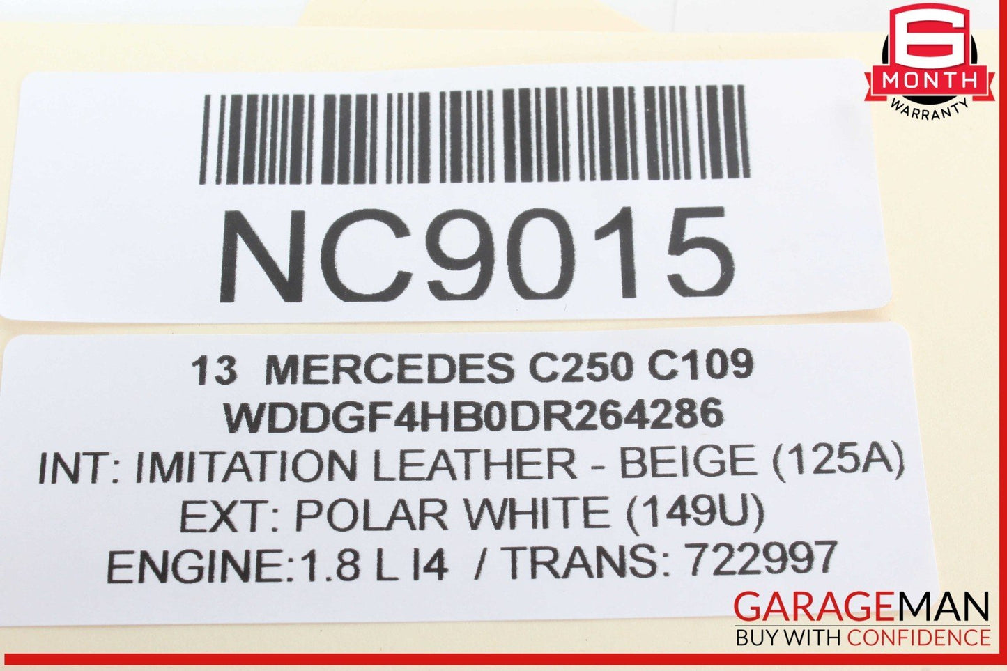 08-18 Mercedes W204 C250 E350 Front Right Side Door Control Module OEM