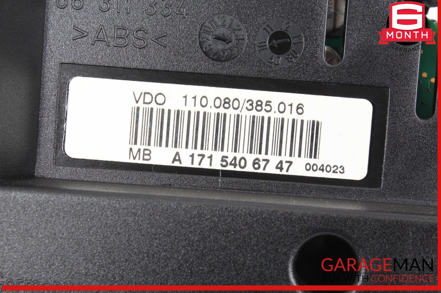 09-11 Mercedes R171 SLK300 SLK350 Speedometer Instrument Cluster OEM