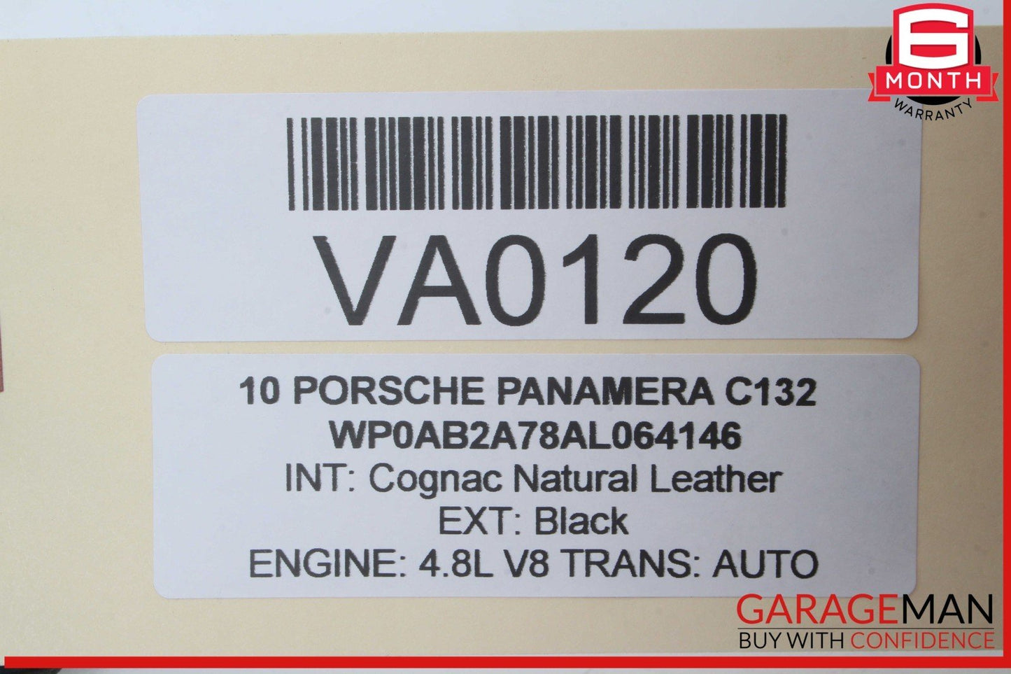 10-16 Porsche Panamera 970 Front Right Seat Occupant Sensor Module OEM