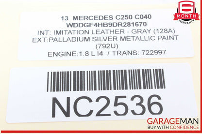 08-18 Mercedes W204 C250 C300 E550 Rear Right Side Door Control Module Unit OEM