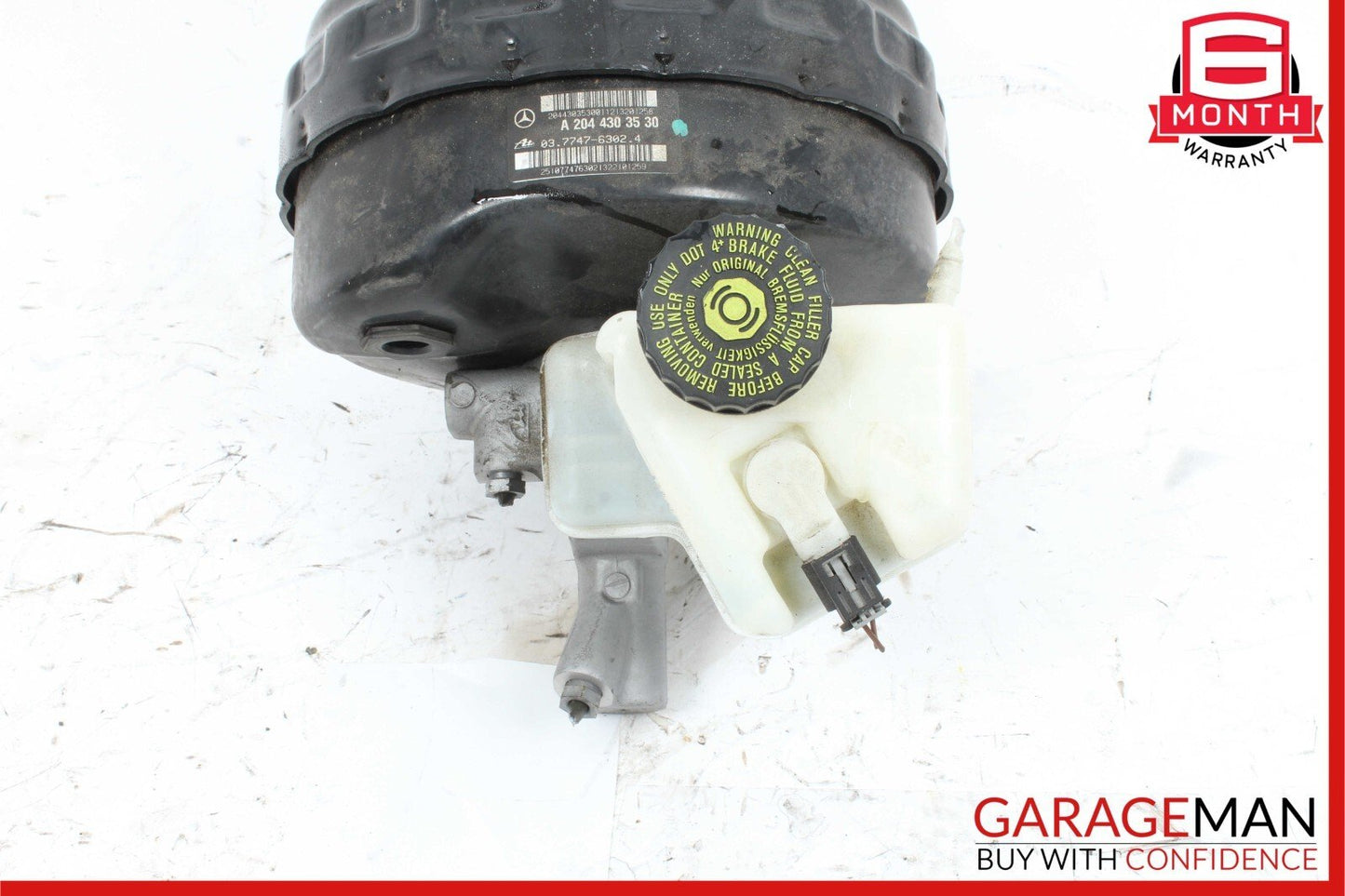 08-15 Mercedes W204 C250 C350 E350 Power Brake Booster Master Cylinder Reservoir