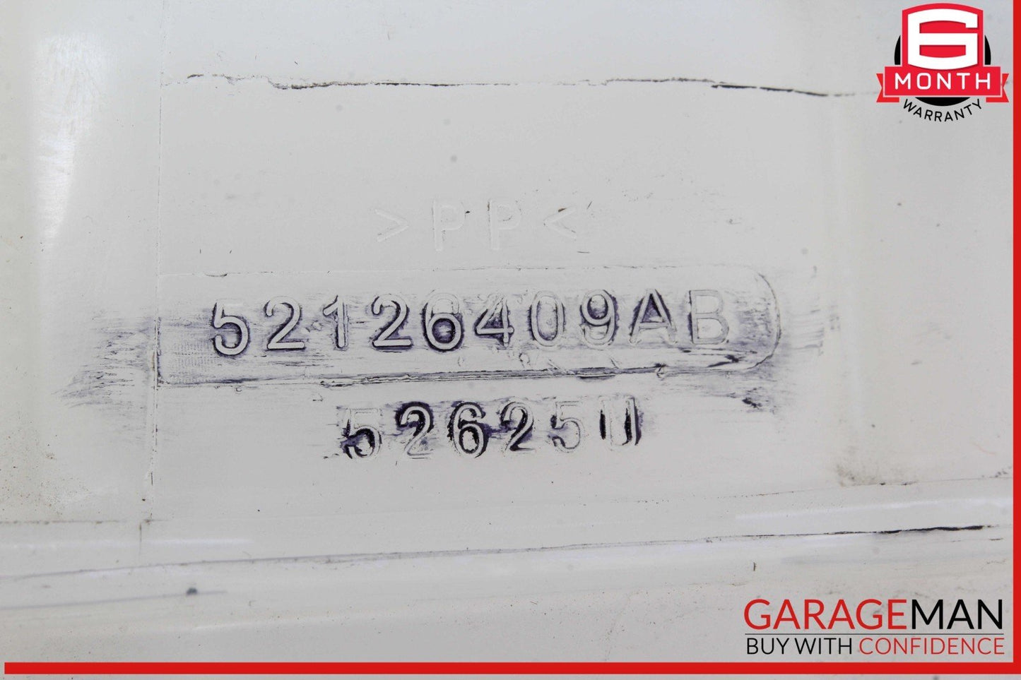 12-19 Fiat 500E Water Coolant Expansion Tank Reservoir 52126409AB OEM