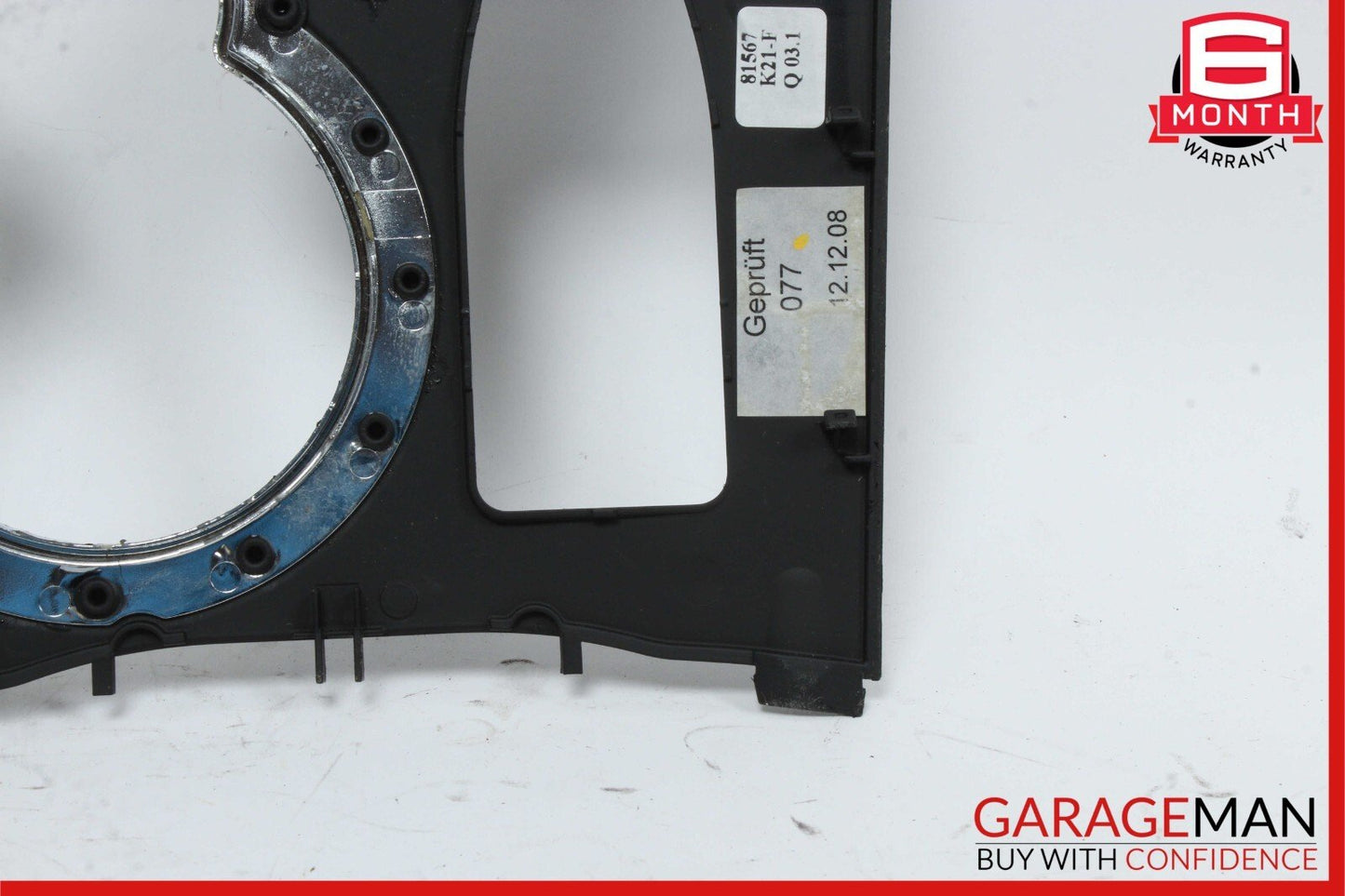 08-14 Mercedes W204 C300 E550 Center Console Cup Holder Bezel Trim Cover OEM
