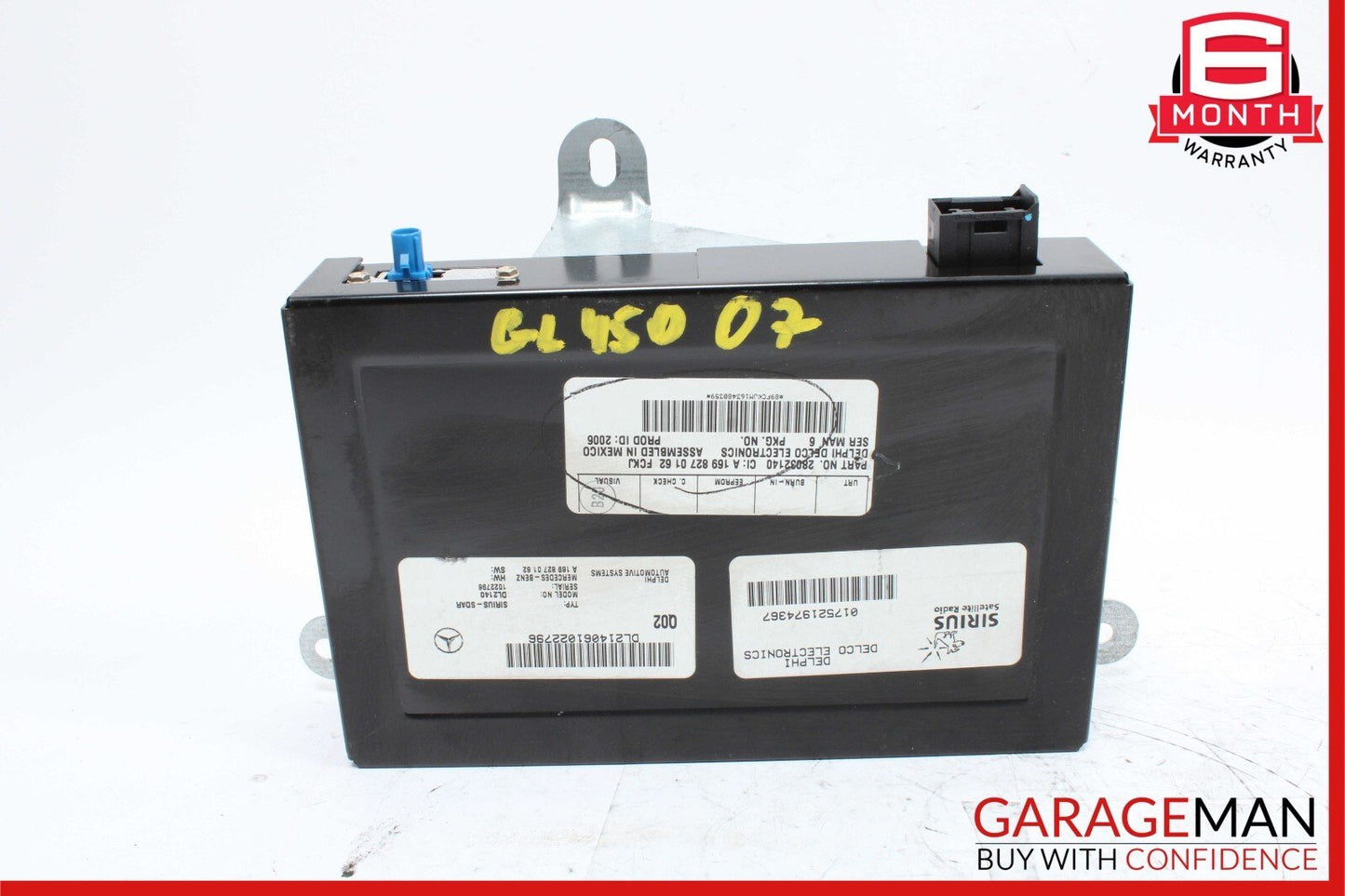 03-11 Mercedes GL450 CLS550 E350 Sirius Satellite Radio Receiver Module Unit OEM
