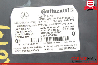 10-20 Mercedes W117 CLA250 GLA250 SL400 Communication Control Module Unit OEM