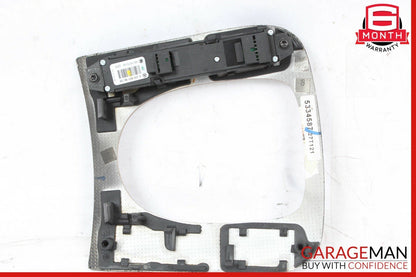03-06 Mercedes W220 S600 Center Console Shifter Distronic Bezel Trim Wood