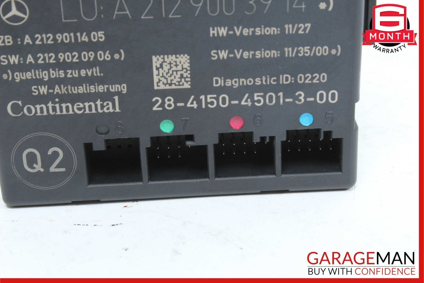 08-18 Mercedes W204 C250 C300 CLS550 Front Left Side Door Control Module OEM