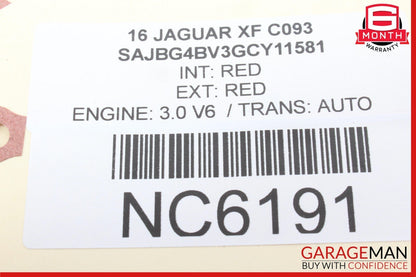 16-17 Jaguar XF Anti Theft Keyless Entry Control Module FK7219H440BD OEM