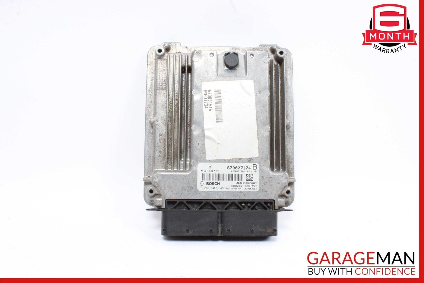 13-17 Maserati Quattroporte ECU ECM Engine Computer Control Module Unit OEM